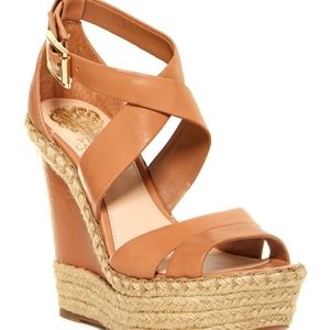 Vince Camuto Tan Wedges